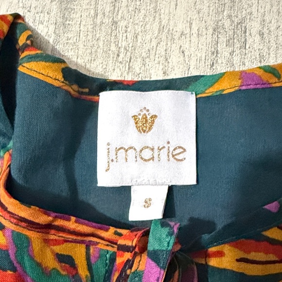 J. Marie The Asher Puff Sleeve Tunic Size Small NWT - Picture 9 of 13